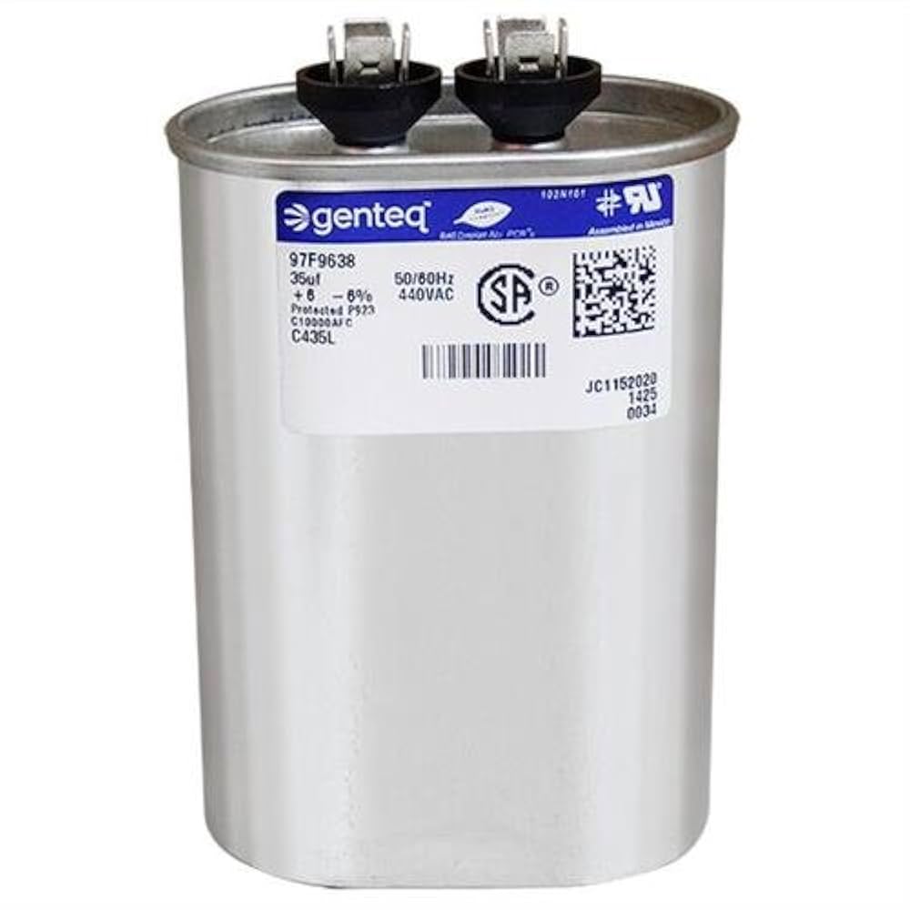 Qぼう GE/Genteq Z97F9639 97F9639-35 uf MFD 440 Volt VAC Genteq